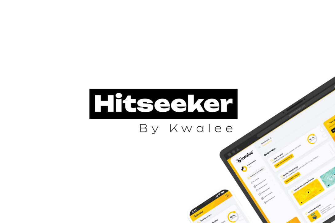 White background with Kwalee logo and text: 'Hitseekers by Kwalee - new publishing platform for game developers.